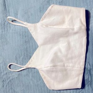 White crop top